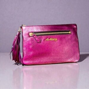 💜Aimee Kestenberg Metallic Purple Wristlet💜
